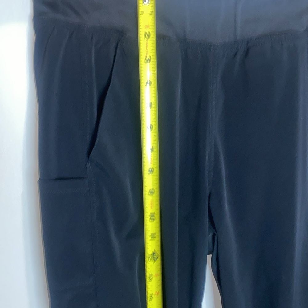 🌵Black comfy elastic banded scrub bottoms with pockets - Picture 4 of 8